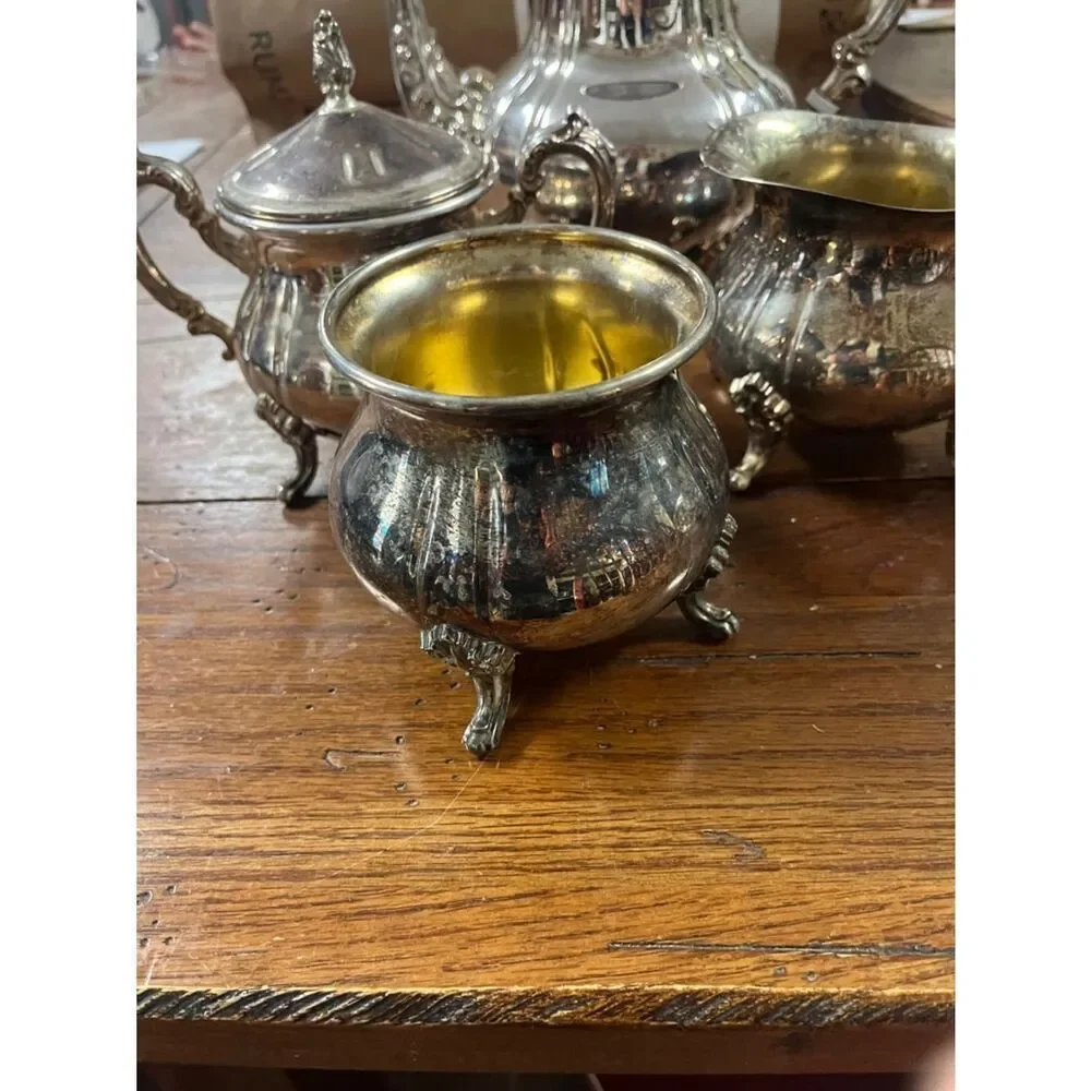 Towle silver plate tea set